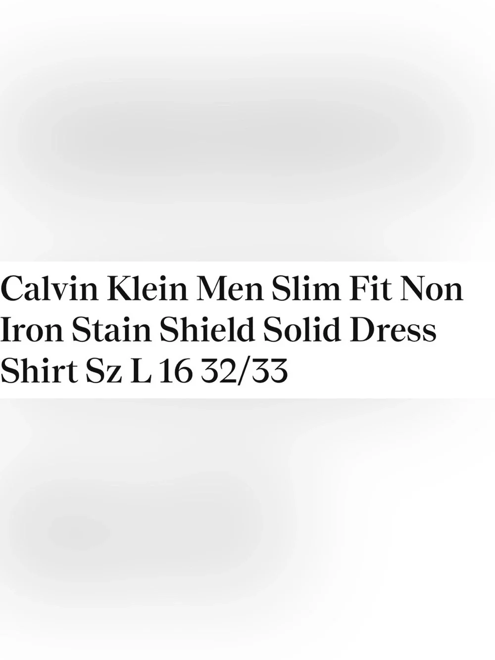 Preowned Calvin Klein Button Up Long Sleeve Size 16 32/33 L . - Picture 10 of 13